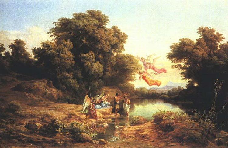 Karoly Marko the Elder The Baptism of Christ in the River Jordan